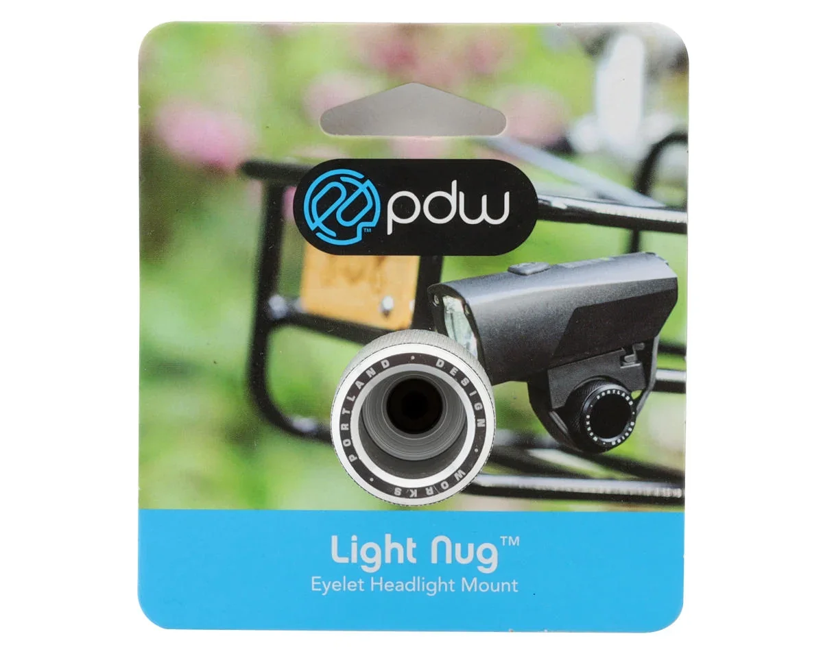 Portland Design Works Light Nug Headlight Mount (Silver) - view 2